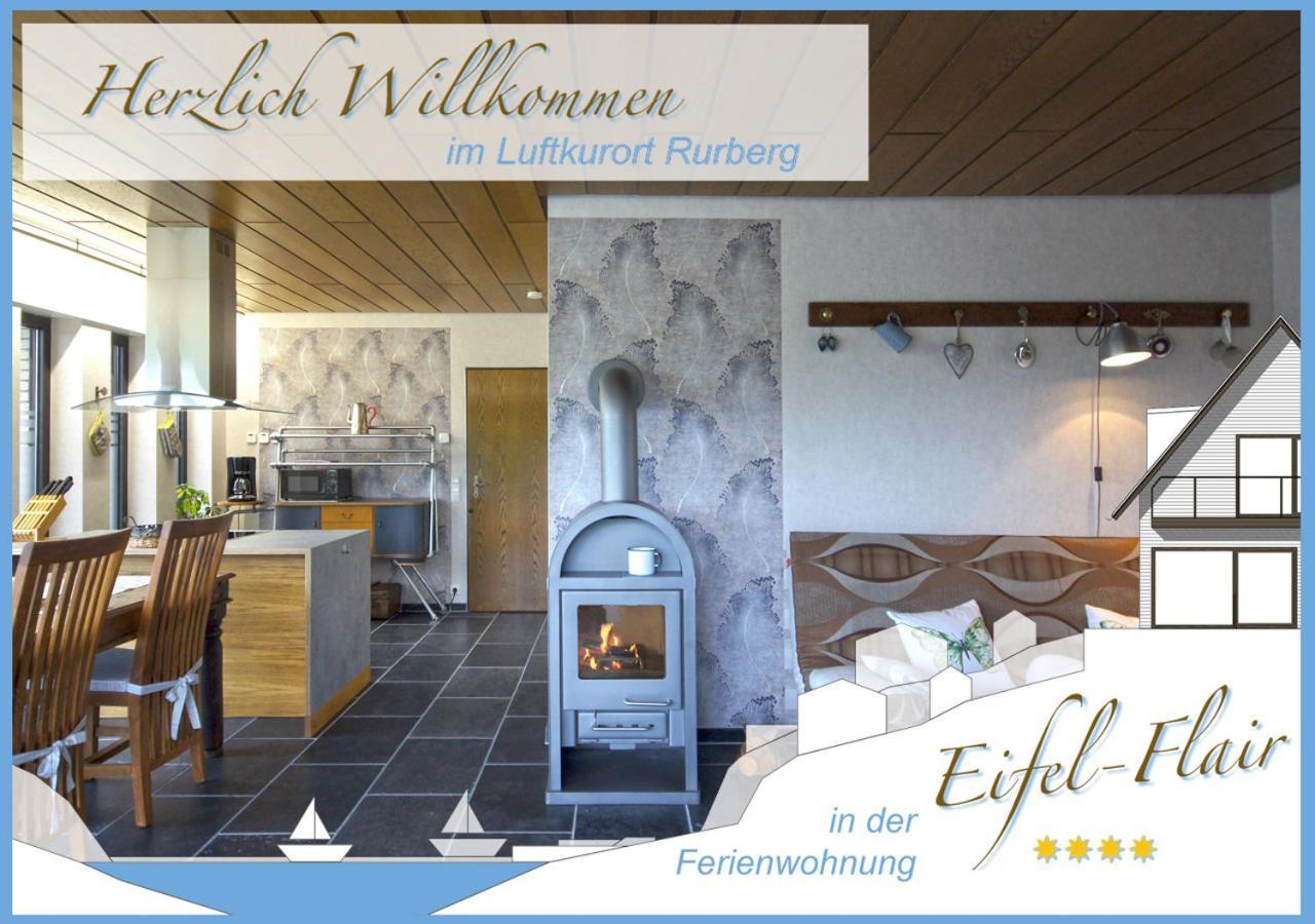 Ferienwohnung Eifel-Flair Geraeumig-Stilvoll-Ruhige Lage Am Rursee Und Nationalpark Eifel Rurberg Dış mekan fotoğraf